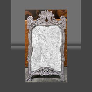 Antique Art Nouveau (Jugendstil) Pewter Frame Germany